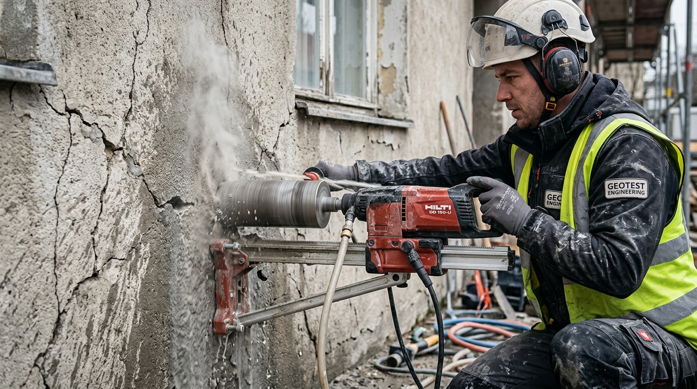 Riskli Yapı Tespiti\nve Karot Alımı
